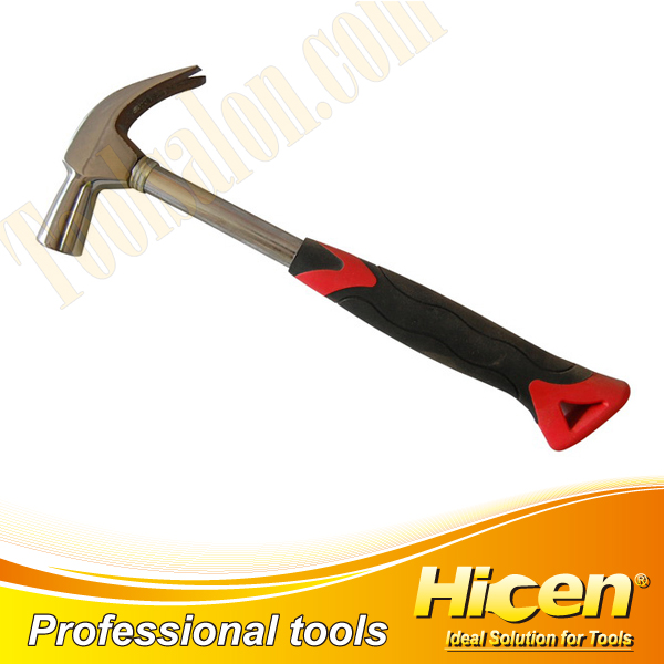 Claw Hammer With Steel Tubular Handle