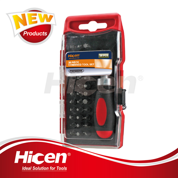 38pcs Ratchet Screwdriver Bits Set