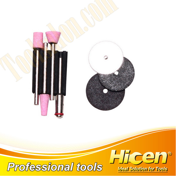 7 PCS Mounted Stones & Cutting Discs Set
