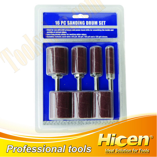 16 PCS Sanding Drum Set, Mini Tools Accessory Set, Cleaning And Polishing Set