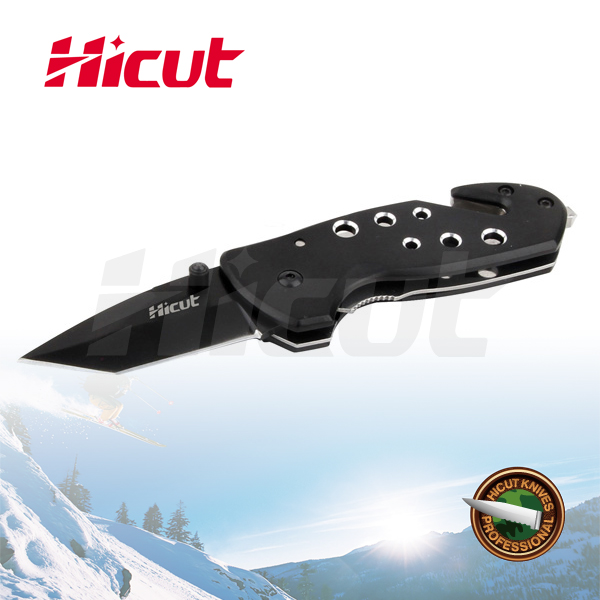 Black Coating Blade Liner Lock Folding Knife