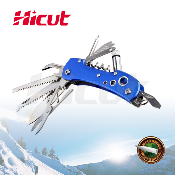 Stainless Steel Multifunction Camping Pocket Knife, Outdoor Survival Swiss Knife