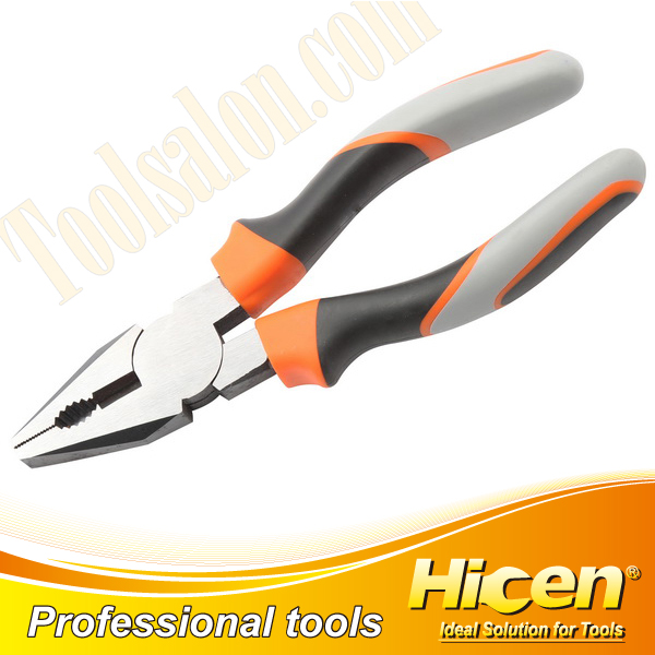 Tri-color TPR Handle Combination Pliers