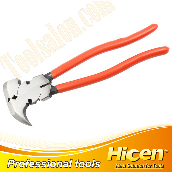 Light Duty Fencing Pliers Round Hole Dipped Handle