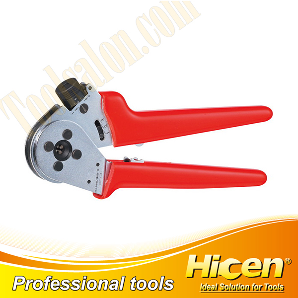 Four-mandel Crimping Pliers For Turned Contacts