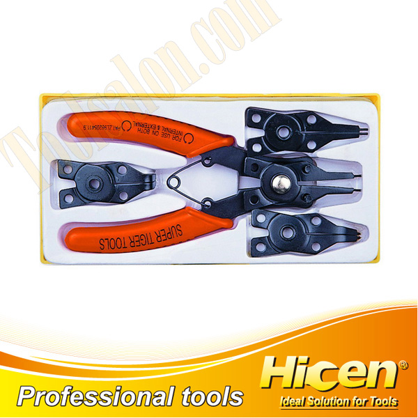 Quck Change Head Circlip Pliers Set
