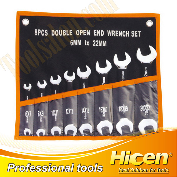Double Open End Wrench Set