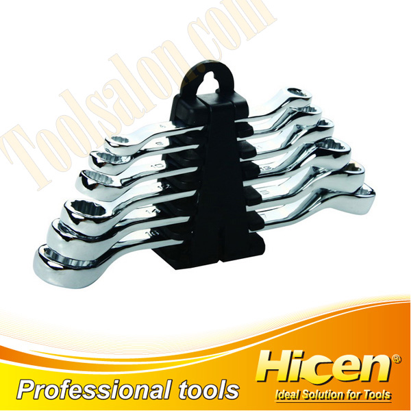 Stubby Type Double Ring Wrench Set