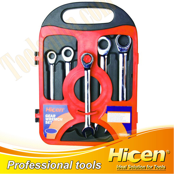 5PCS Gear Wrench Set