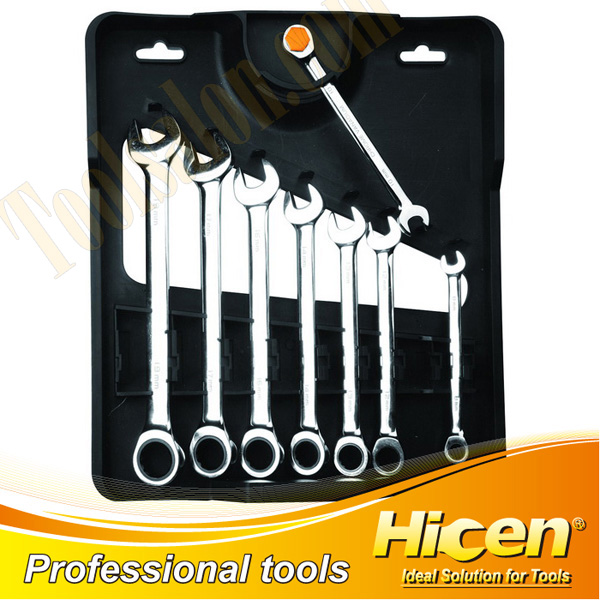 8PCS Gear Wrench Set