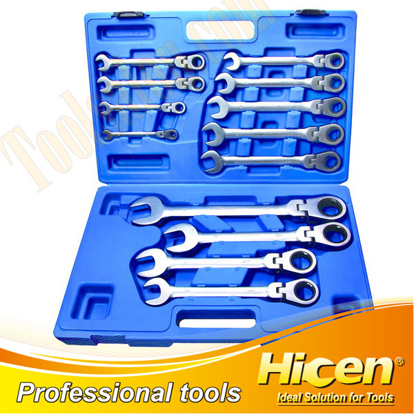 13PCS Flexible Gear Wrench Set