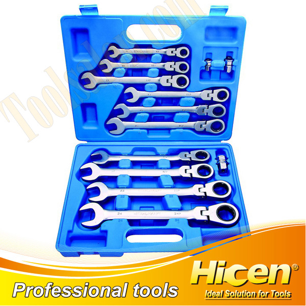 13PCS Flexible Gear Wrench Set