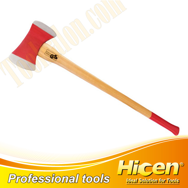 Double Bit Axe with Wooden Handle