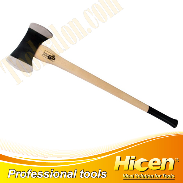 Double Bit Axe with Wooden Handle