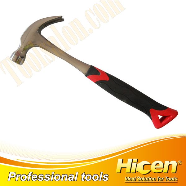Claw Hammer With Steel Tubular Handle