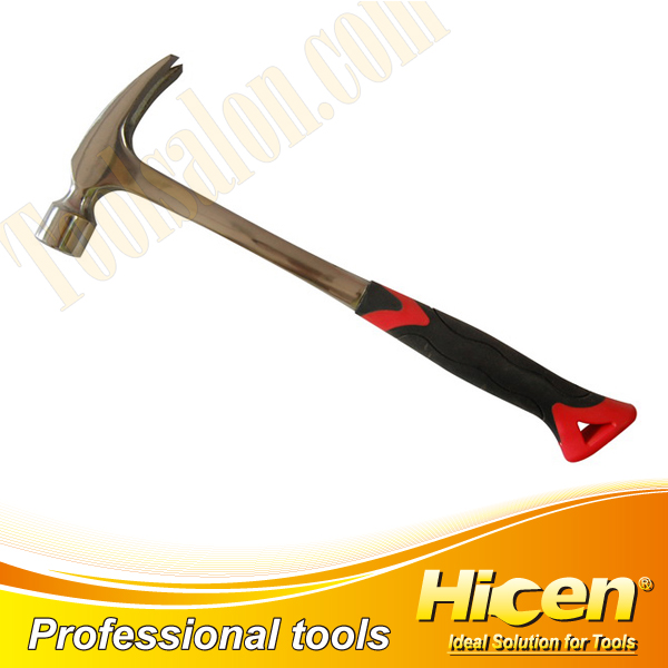 Claw Hammer With Steel Tubular Handle
