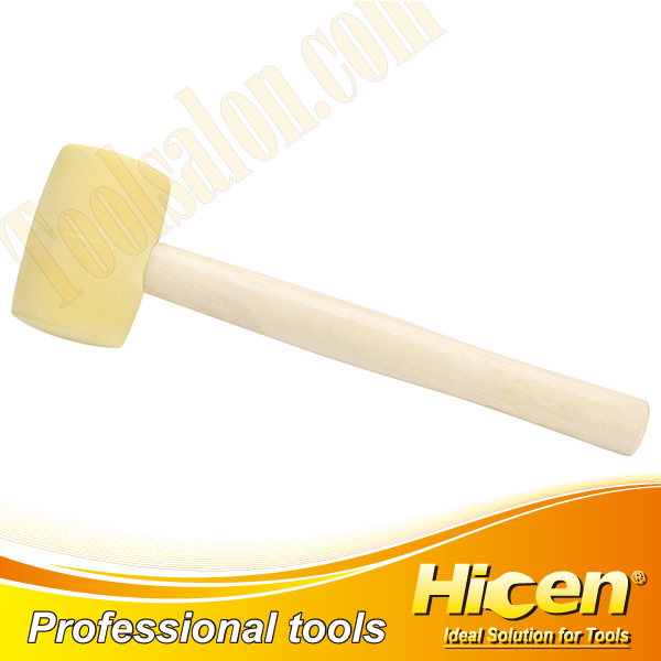 Yellow Color Rubber Hammer
