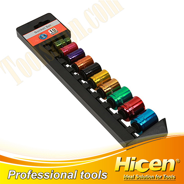 10pcs 3/8''DR. Socket set