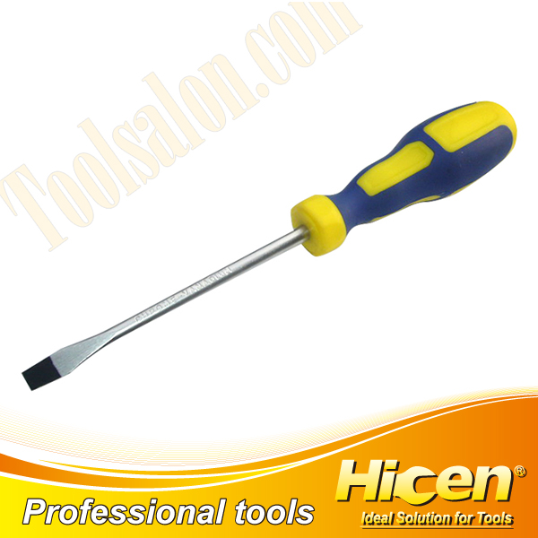 Professional Screwdrivers with Bi-color Grip Handle