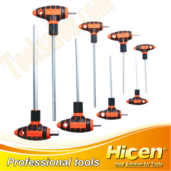 8pcs T-handle Hex Key Wrench Set