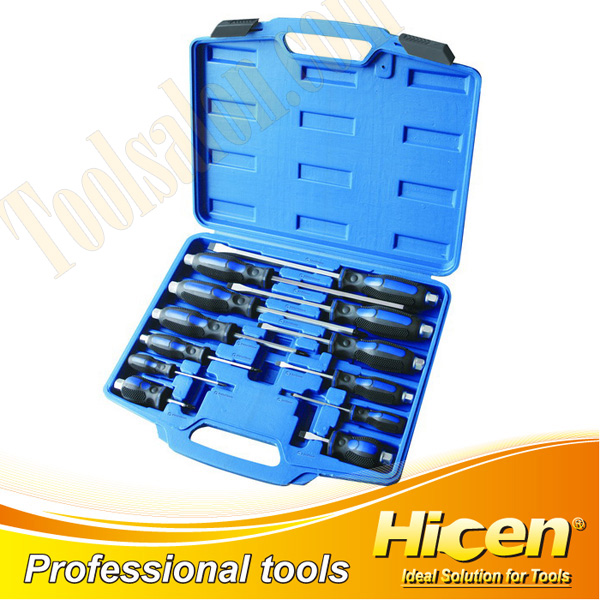12 PCS Professional Go-Through Screwdrivers Set
