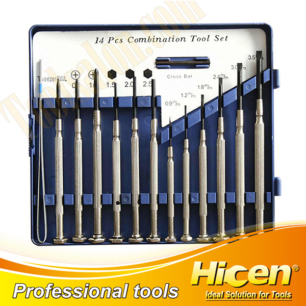 14 PCS Precision Screwdriver Set And Tweezer Set