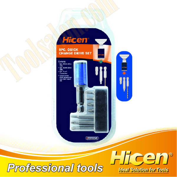 8 PCS Quick Change Driver Set