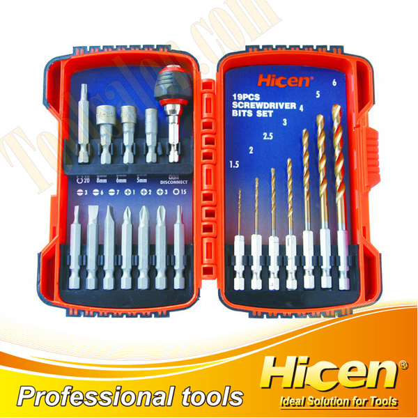 19 PCS Drill Set