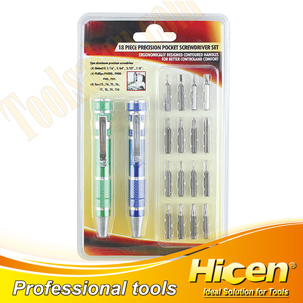 18 PCS Precision Pocket Screwdriver Set