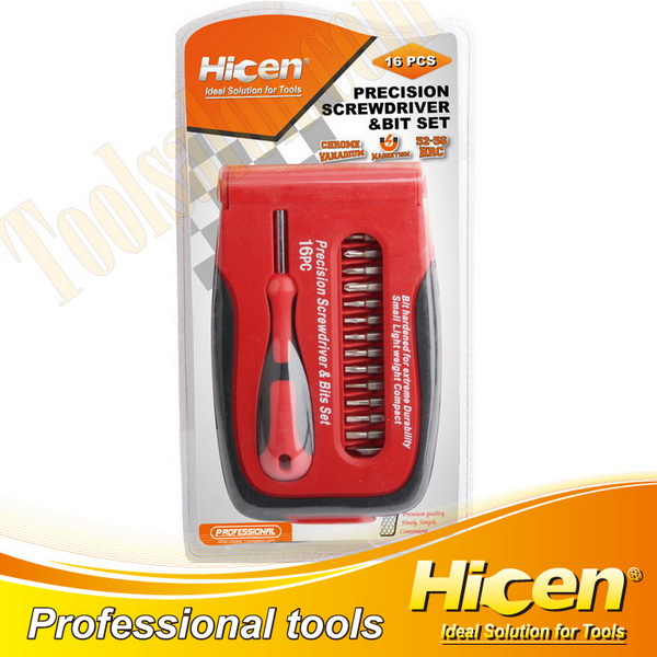 19 PCS Precision Bits And Screwdriver Set