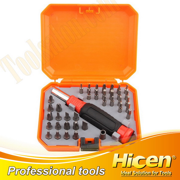 38pcs High Quality Screwdriver Bits Set With Screwdriver Handle
