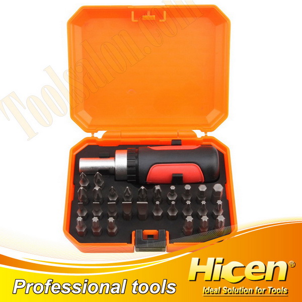 29pcs Screwdriver Bit Set With Ratchet Handle