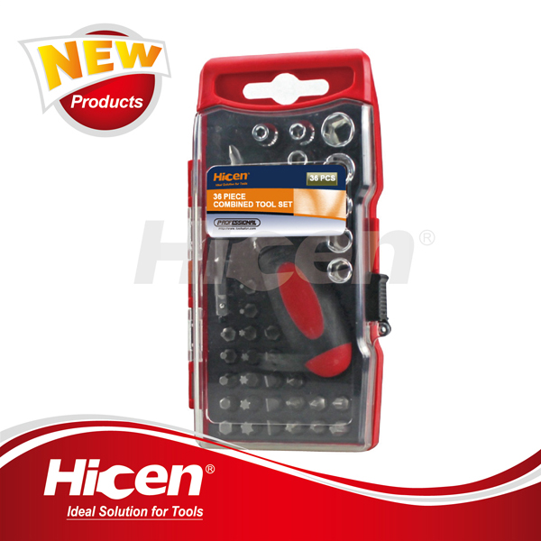 36pcs Combined Screwdriver Bits And Socket Set