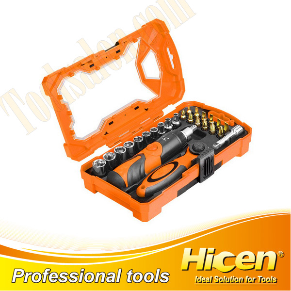 25 PCS Sockets And Bits Set