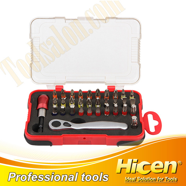 33pcs Screwdriver Bit with Color Ring Set