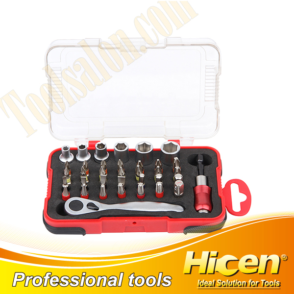 36pcs Screwdriver Bit with Color Ring and Socket Set