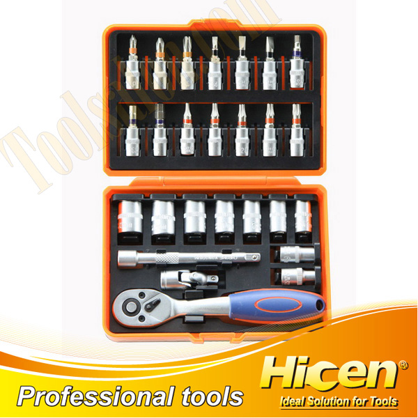 26 PCS Sockets And Bits Set