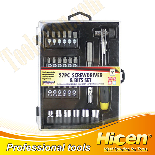 27 PCS Screwdriver Bits And Socket Set