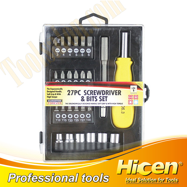 27 PCS Screwdriver Bits And Socket Set