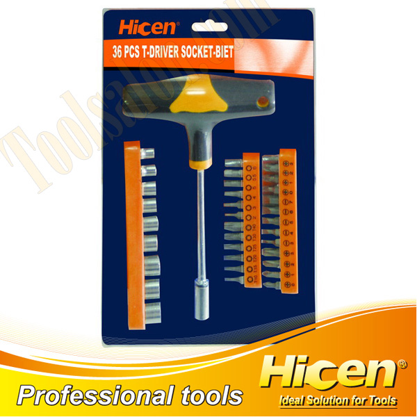 36 PCS Socket And Bit Set
