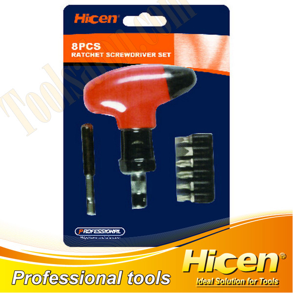 8 PCS Ratchet Screwdriver Set