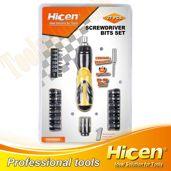 27pcs Ratchet Screwdriver Bits Set