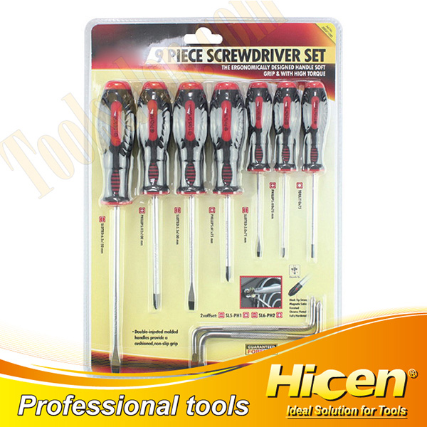 9 PCS Screwdriver And Hex Key Tool Set