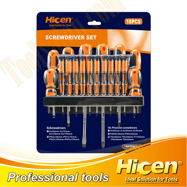 18 PCS Screwdrivers