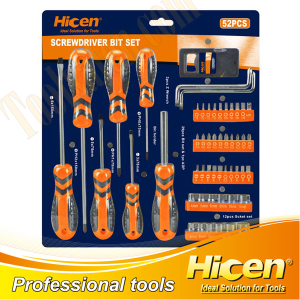52 PCS Screwdrivers & Bits Set