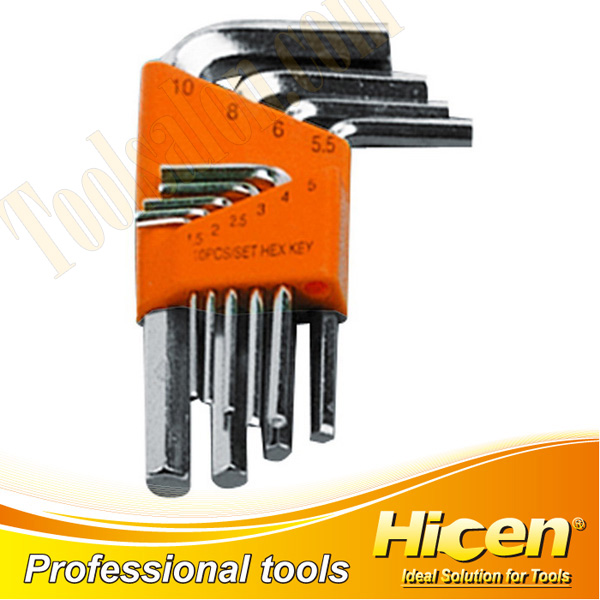 10pcs Hex Key Set