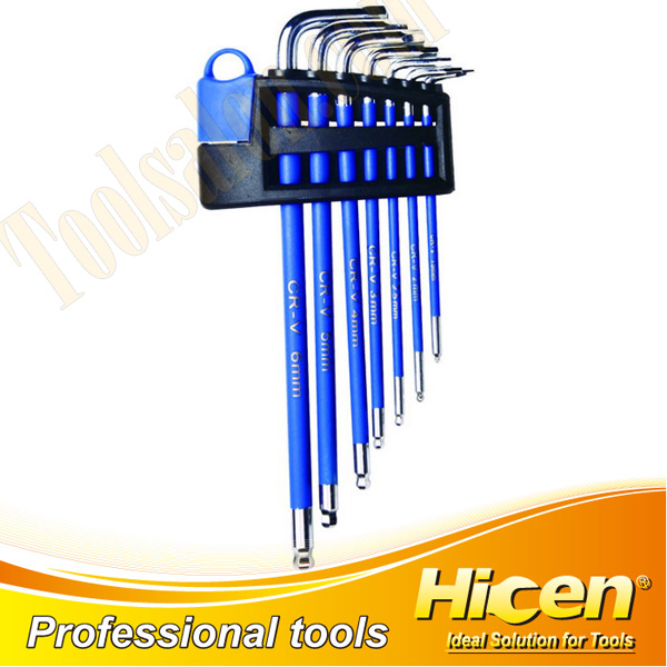7pcs Long Arm Ball Point-Torx Magnet Key Set