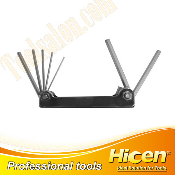 8pcs Folding Hex Key Set