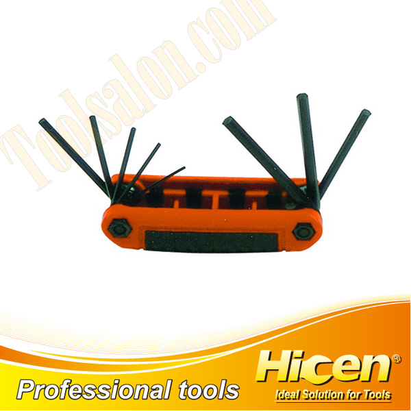 8pcs Folding Hex Key Set