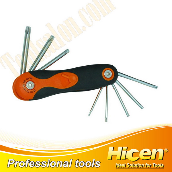 8pcs Folding Torx Key Set